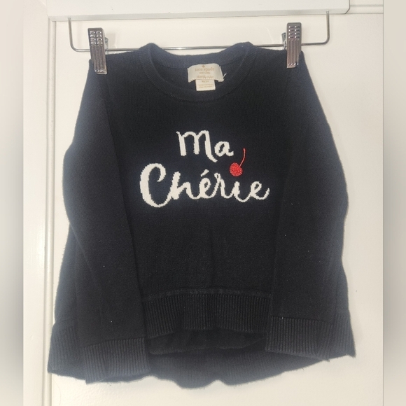 Kate Spade New York Ma Chérie Toddler Black Sweater Sizes 3Y - Picture 6 of 14